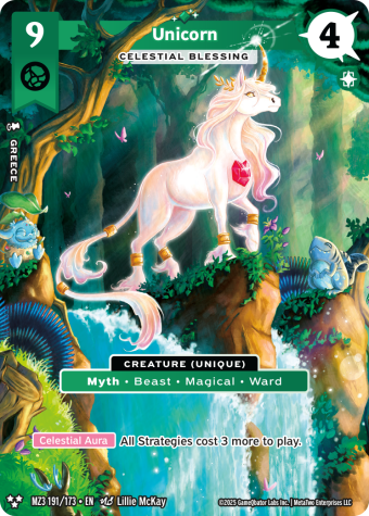 MZ3 191 Unicorn CelestialBlessing